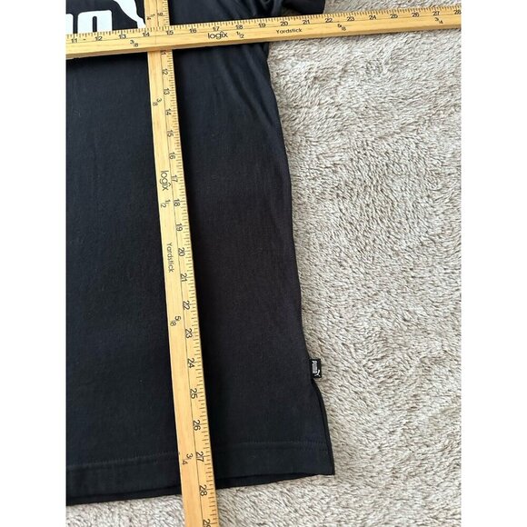 Puma Essentials Logo Crew Neck Short Sleeve T-Shirt Mens Black Size S 586449 New - Picture 9 of 14